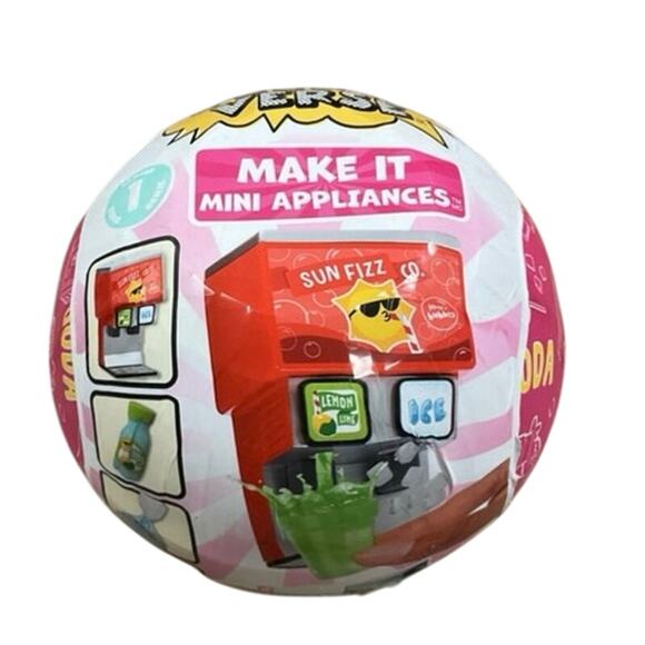 Lot of 2 MGA's Miniverse Make It Mini Appliances Mini, Soda & Espresso Machine - Picture 3 of 4